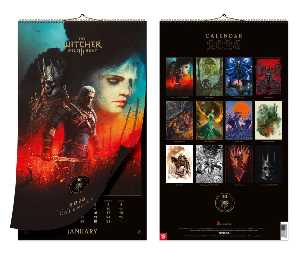 Merch Good Loot The Witcher 3: Wild Hunt 10th Anniversary Calendar - 1365071 - zdjęcie
